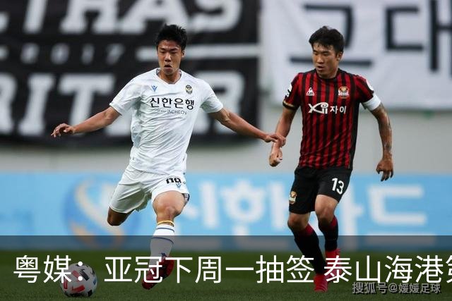 粤媒：亚冠下周一抽签 泰山海港第1档广州第2档